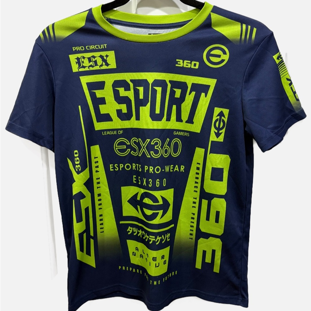 ESX360 Esports Gaming T-Shirt Pro Wear League of Gamers Size 14/16 EUC
